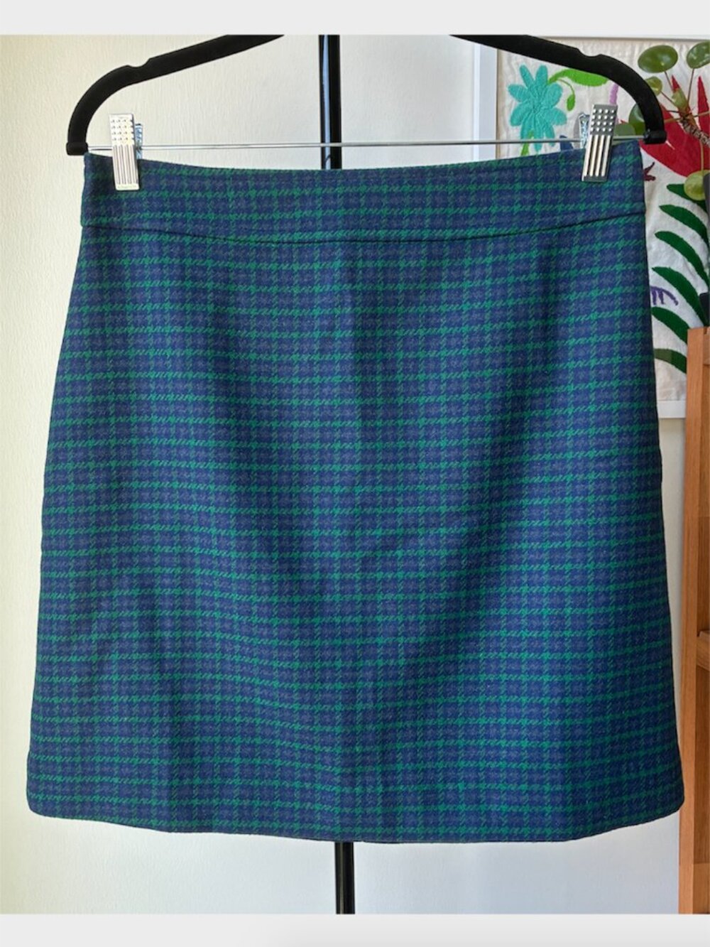 J. Crew NWT Plaid Short Skirt in Green, Blue, and Purple - Size 6
